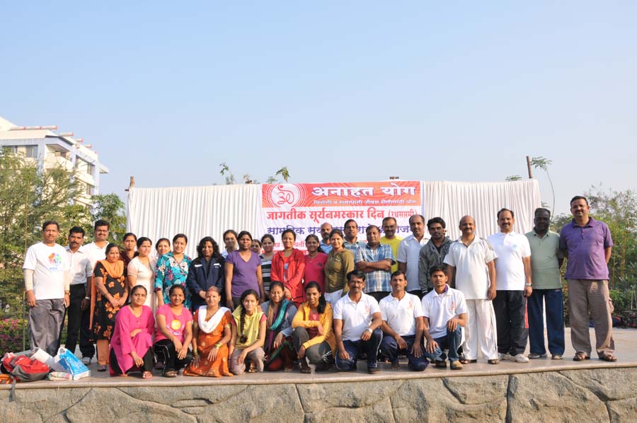 Morning yoga session at Anahat Yoga